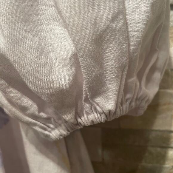 Zimmermann 2, US 6 Crush Buttoned Mini Dress | Lilac Floral Linen 2025 NWOT $950 - Picture 8 of 10